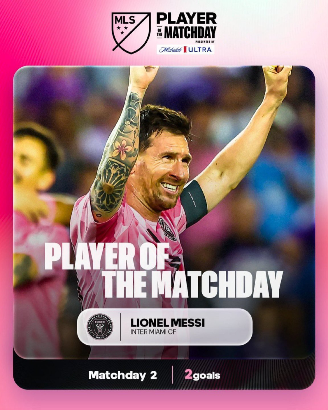 多平台同步-梅西入选MLS本轮最佳阵容！也是本轮最佳球员！